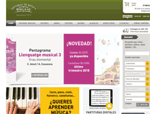 Tablet Screenshot of boileau-music.com